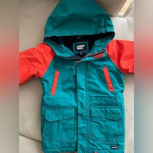 Lands end boys squall collection jacket size 5-6